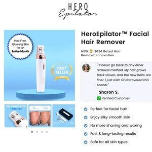 Hero Epilator facial removal